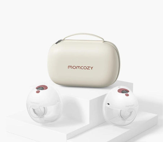 Feeding Bundle: M5 Smart Wearable Breast Pump and 120 Breastmilk Storage Bags and Nursing Bra YN21