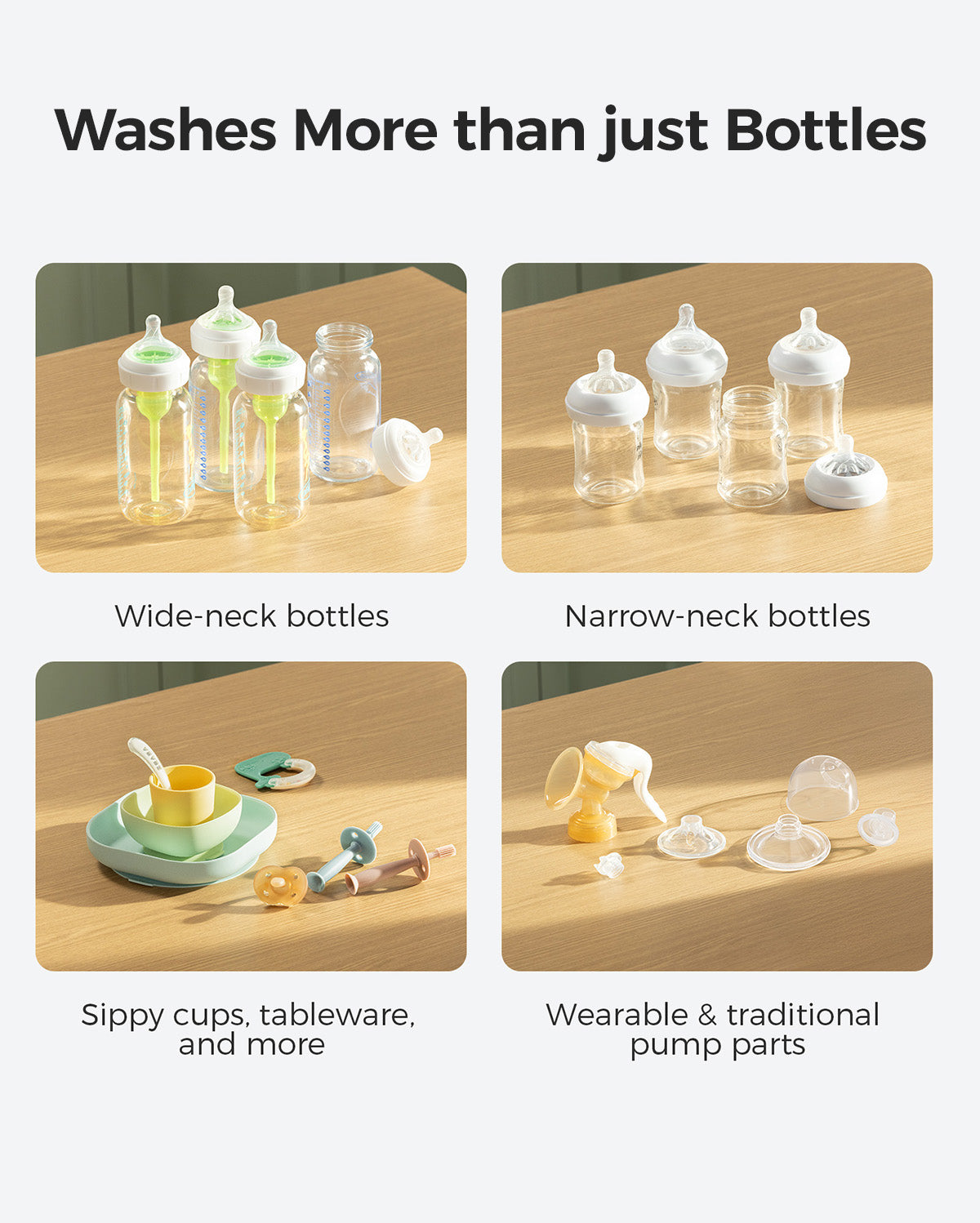 Pump & Clean Bundle: M9 Breast Pump and Bottle Washer and Washing Block
