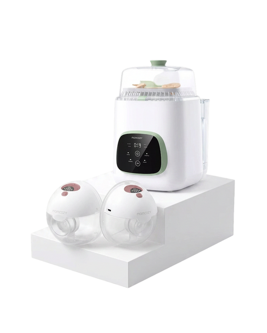 M5 Smart Wearable Breast Pump &  KleanPal Pro Baby Bottle Washer and Sterilizer Bundle