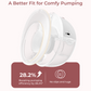 Feeding Bundle: M5 Smart Wearable Breast Pump and  120 Breastmilk Storage Bags and Nursing Bra YN21