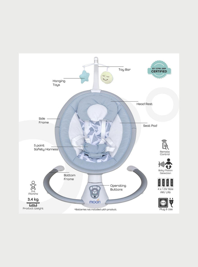 MOON Musical Baby Swing – Comfort Meets Calm Main Image