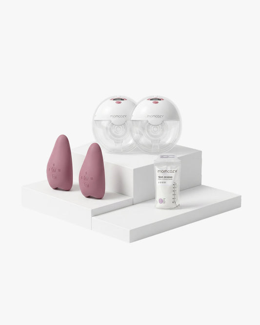 Feeding Bundle: M5 Smart  and  120 Breastmilk Storage Bags and  Lactation Massager