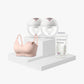 Feeding Bundle: M5 Smart Wearable Breast Pump and  120 Breastmilk Storage Bags and Nursing Bra YN21