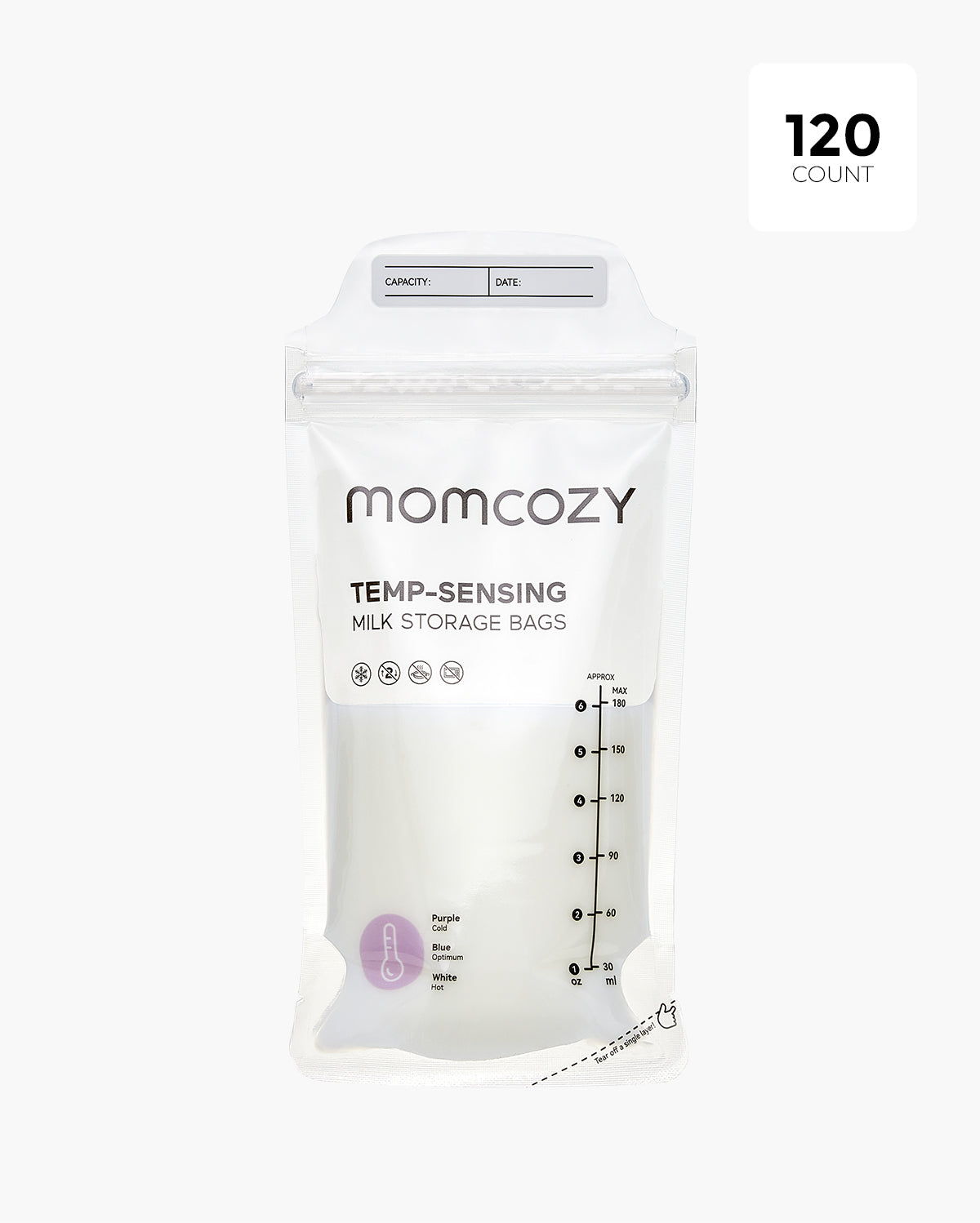 Momcozy Breast Pump M5 Smart + 120 Breastmilk Storage Bags
