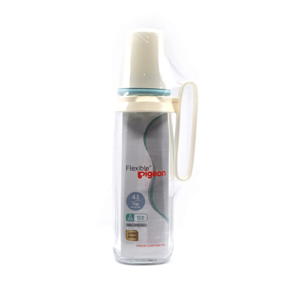 Pigeon Glass Nurser K-8 240ml White Handle