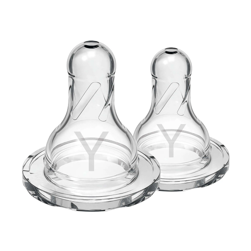 Dr. Brown's Y-Cut Silicone Narrow Nipple, 2-Pack (9M+)