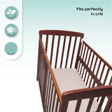 Moon 2 Fold Travel Cot Mattress (96 x 64 x 4 cm)