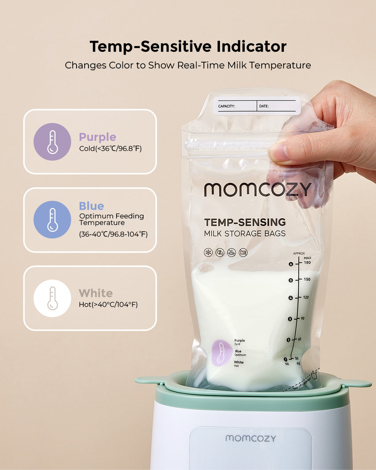 Feeding Bundle: M5 Smart Wearable Breast Pump and  120 Breastmilk Storage Bags and Nursing Bra YN21