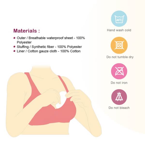 Farlin Washable Breast Pads – Pack of 6
