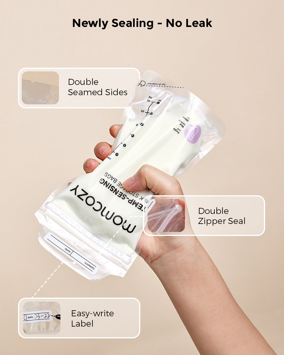 Momcozy Breast Pump S9 Pro + 120 Breastmilk Storage Bags
