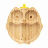 Eco Rascals Bamboo Classic Suction Plate Owl