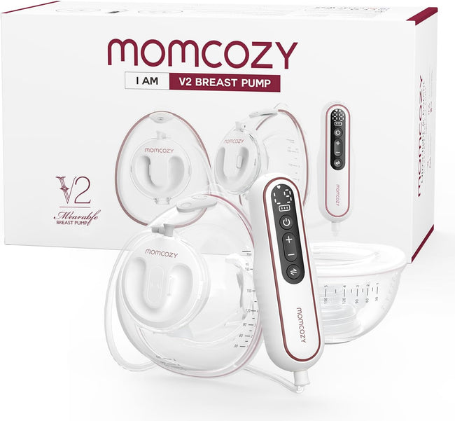 Momcozy V2 Pro ultra light Wearable Breast Pump Hover Image