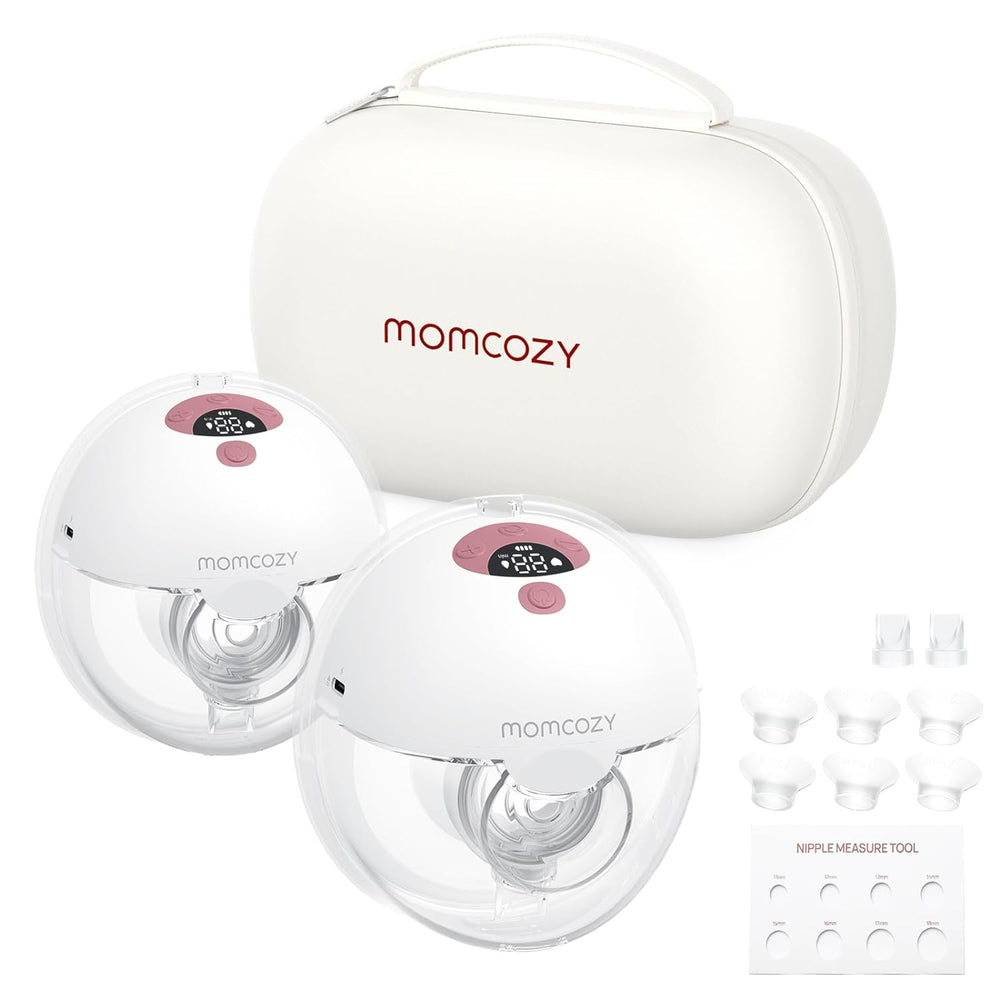 Momcozy M5 Double Breast Pump - Maroon