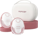 Momcozy M6 Wearable Breast Pump Mobile Style - Maroon Double