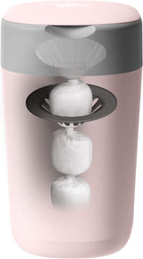 Tommee Tippee Twist & Click Nappy Disposal Tub – Pink
