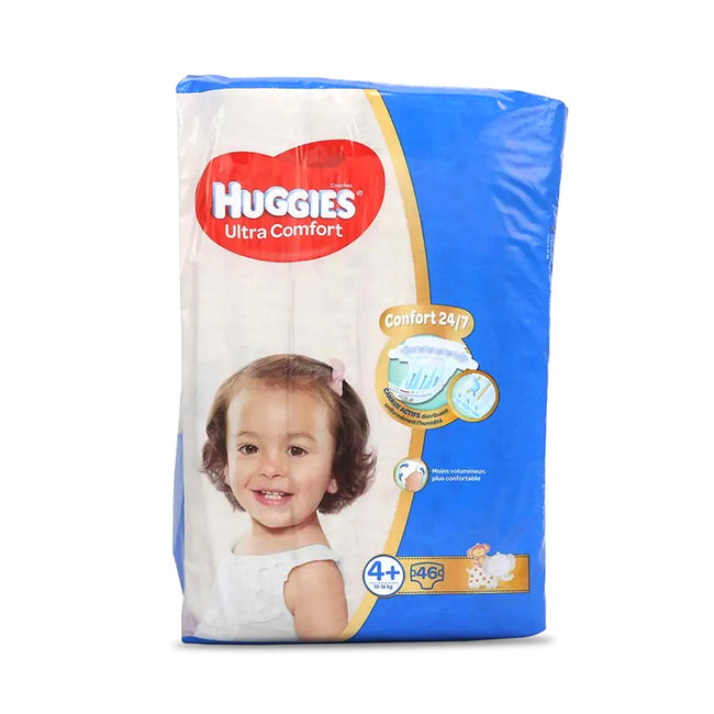 Huggies Diaper 4+ Jumbo Pack (46's) Hover Image