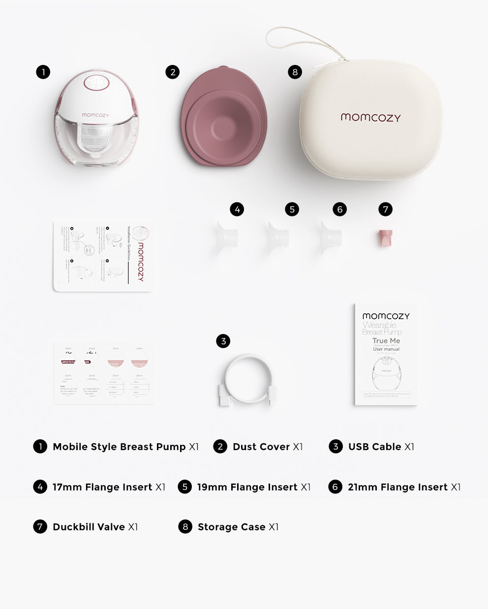 Momcozy Mobile Style™ Hands-free Slim Breast Pump | M6
