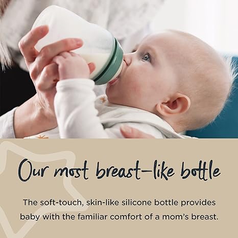 Tommee Tippee Closer to Nature Silicone Baby Bottle - 5oz, Pack of 2