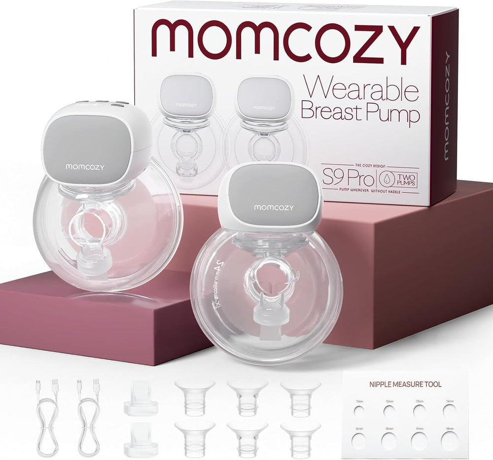 Momcozy S9 Pro Hands Free Portable Breast Pump (Grey) Double