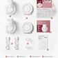 Feeding Bundle:S12 Pro Quick  and  4-in-1 Hands Free  Pumping Bra  and  120 Breastmilk Storage Bags