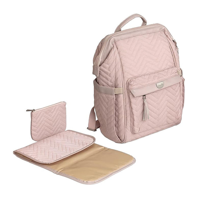 Moon Elisa Diaper Backpack – Pink Hover Image