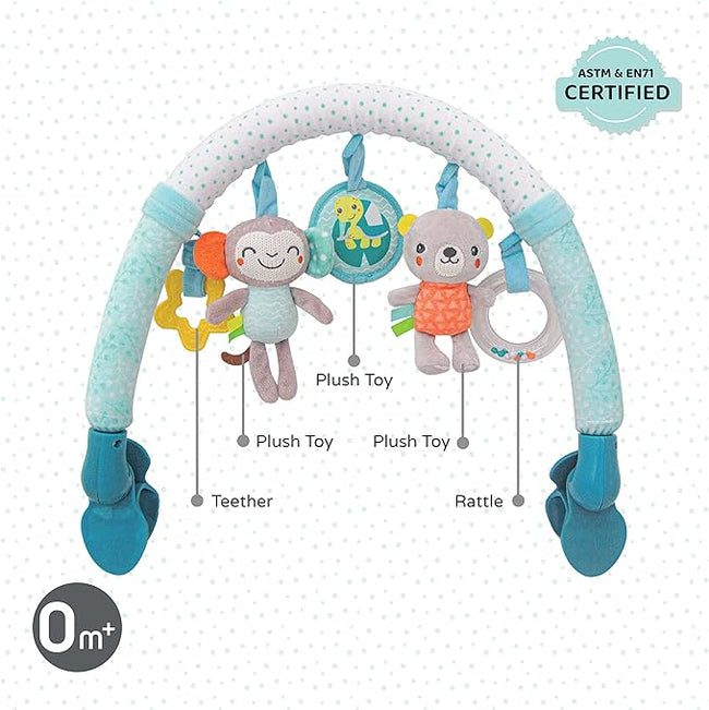 MOON Jungle Friends Activity Toy Bar – Sensory Fun for On-the-Go Play Main Image