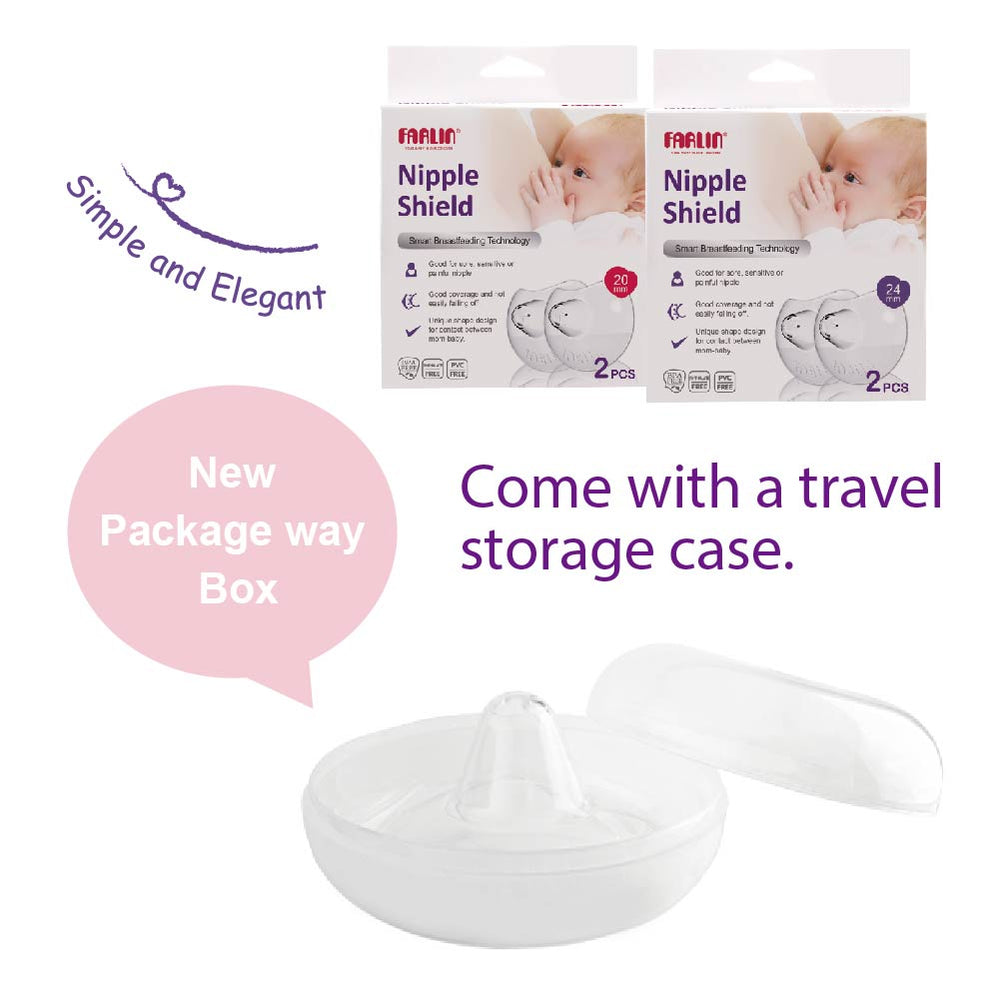 Farlin Ultra Thin Breast Shield – 1 Pair (24mm)