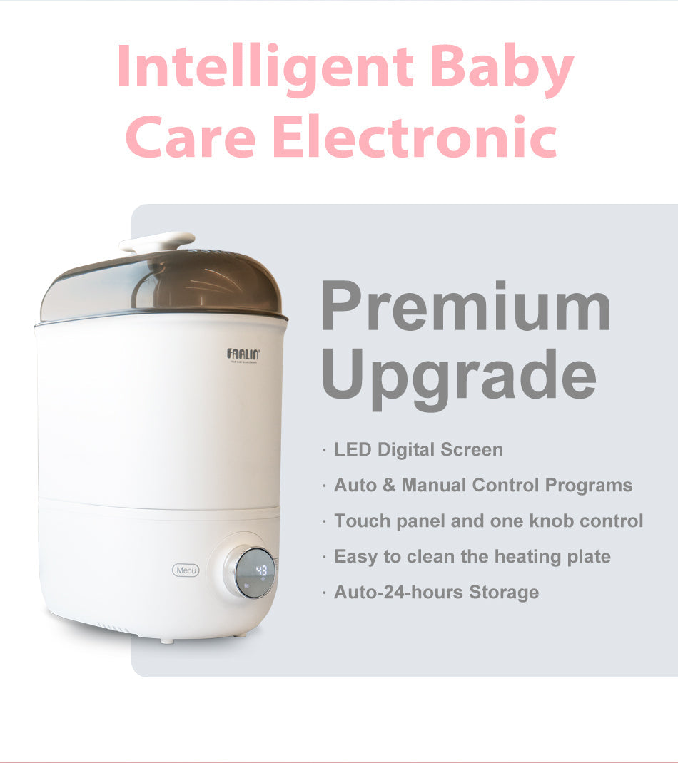 Farlin Digital Bottle Sterilizer – 4-in-1 Multi-Function
