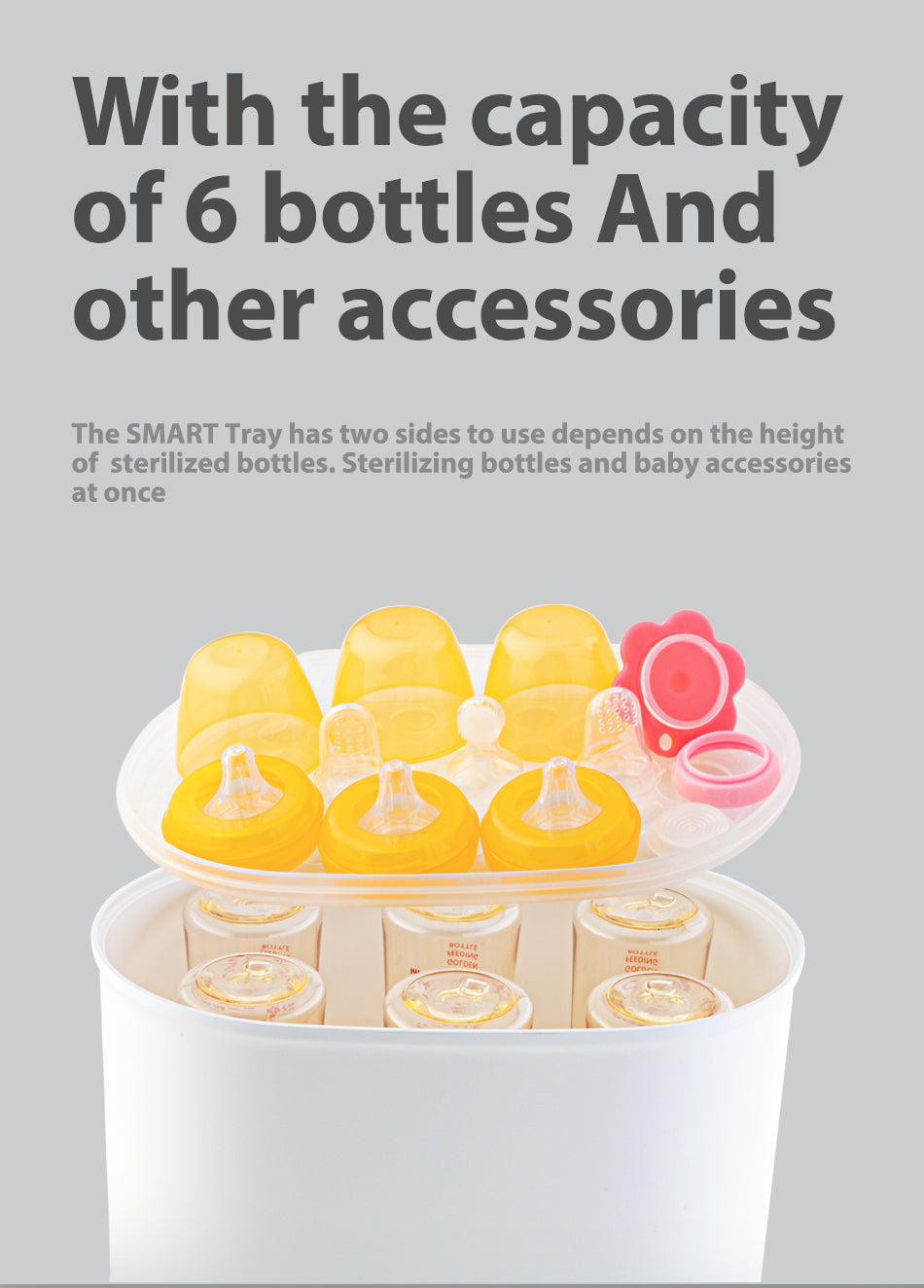 Farlin Digital Bottle Sterilizer – 4-in-1 Multi-Function