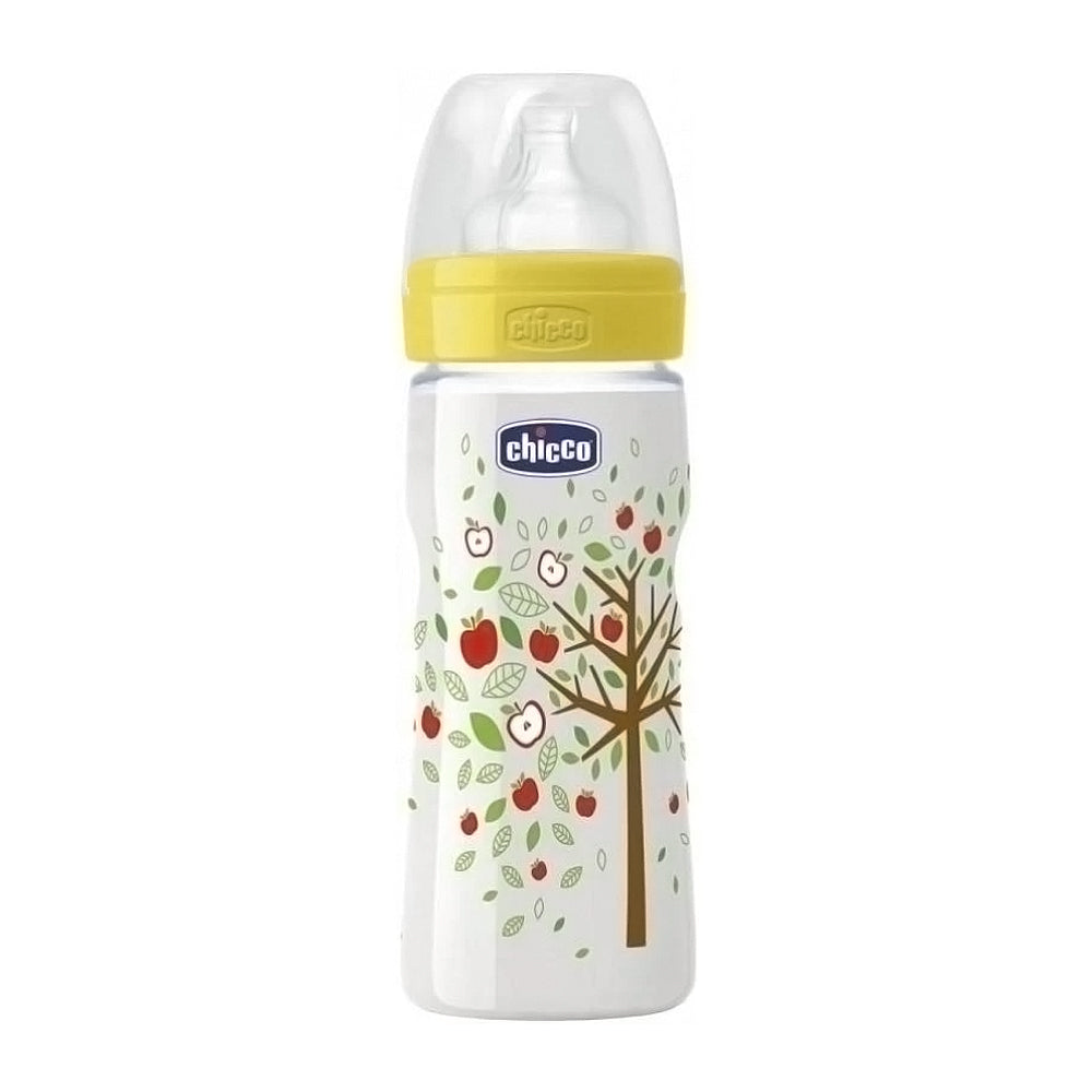 Chicco Bottle Well Being Unisex 330 ml Fast Silicone