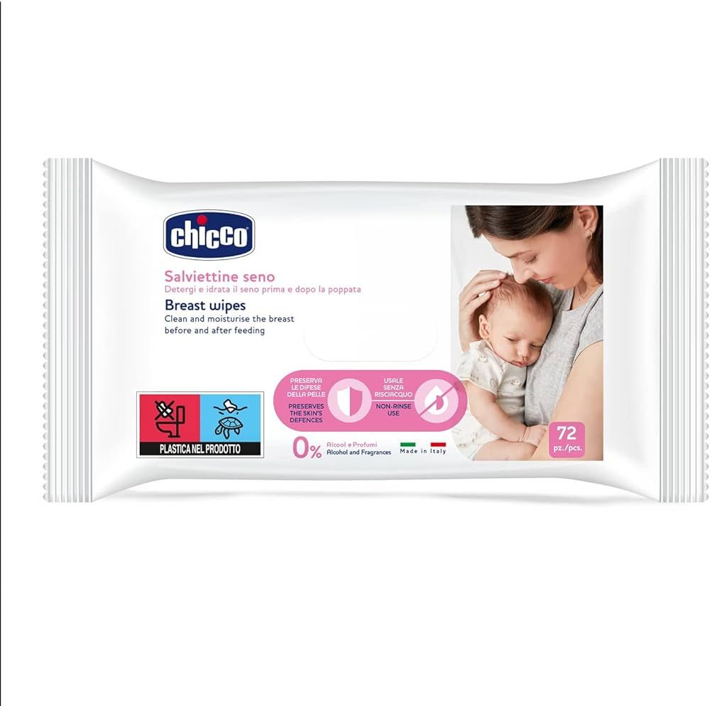 Chicco Cleansing Breast Wipes – 72 PCS