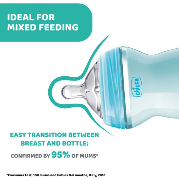 Chicco Natural Feeling Bottle 6+ Months 330 ml