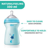 Chicco Natural Feeling Bottle 6+ Months 330 ml