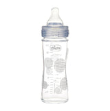 Chicco Well Being Glass Bottle Unisex 240 ml - Slow Flow