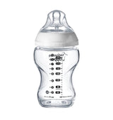 Tommee Tippee Closer To Nature Glass Feeding Bottle Clear