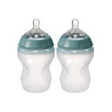 Tommee Tippee Closer to Nature Soft Feel Silicone Bottles – 260ml (2-Pack)
