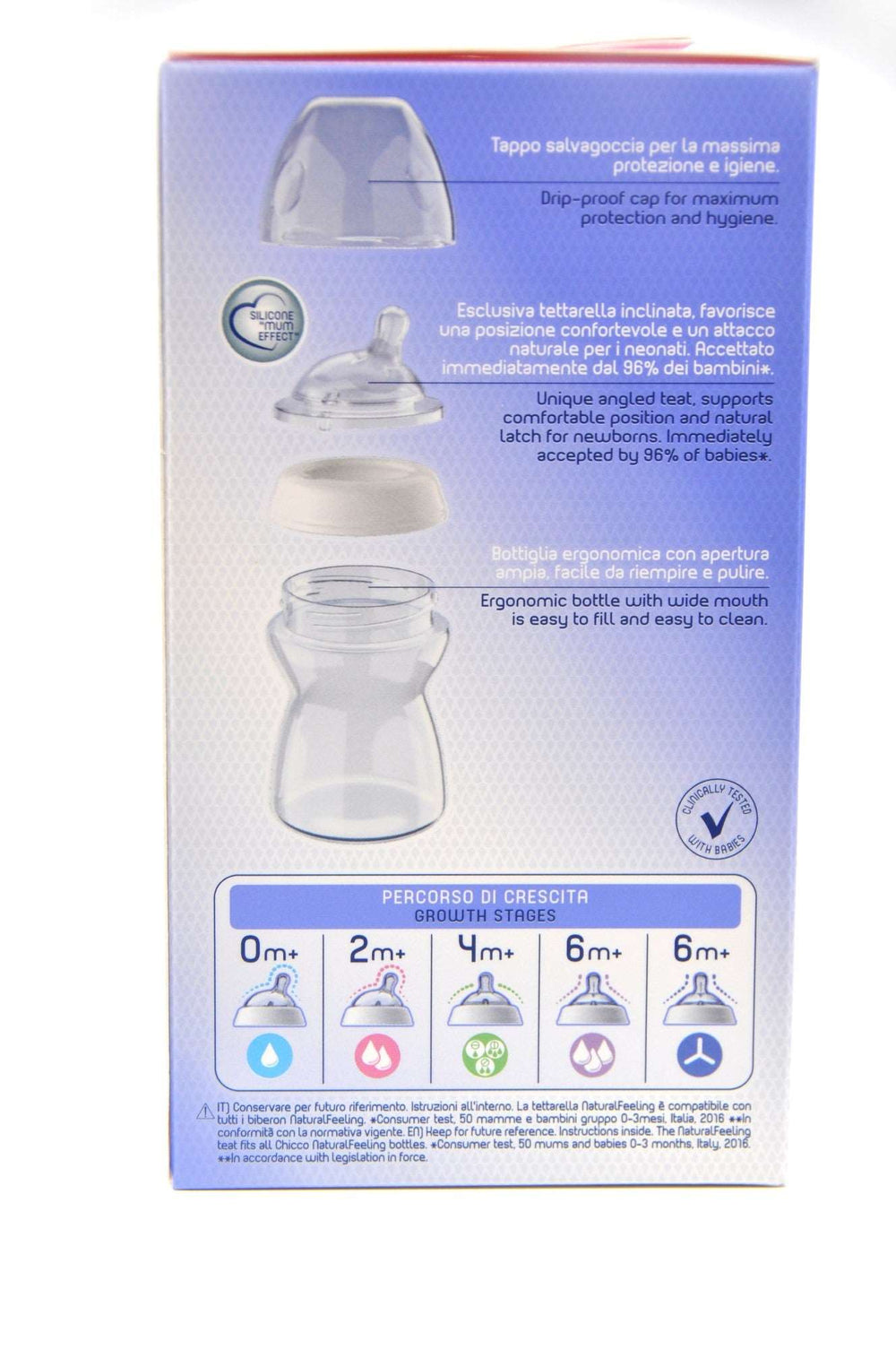 Chicco Natural Feeling Bottle 2+ Months 250 ml