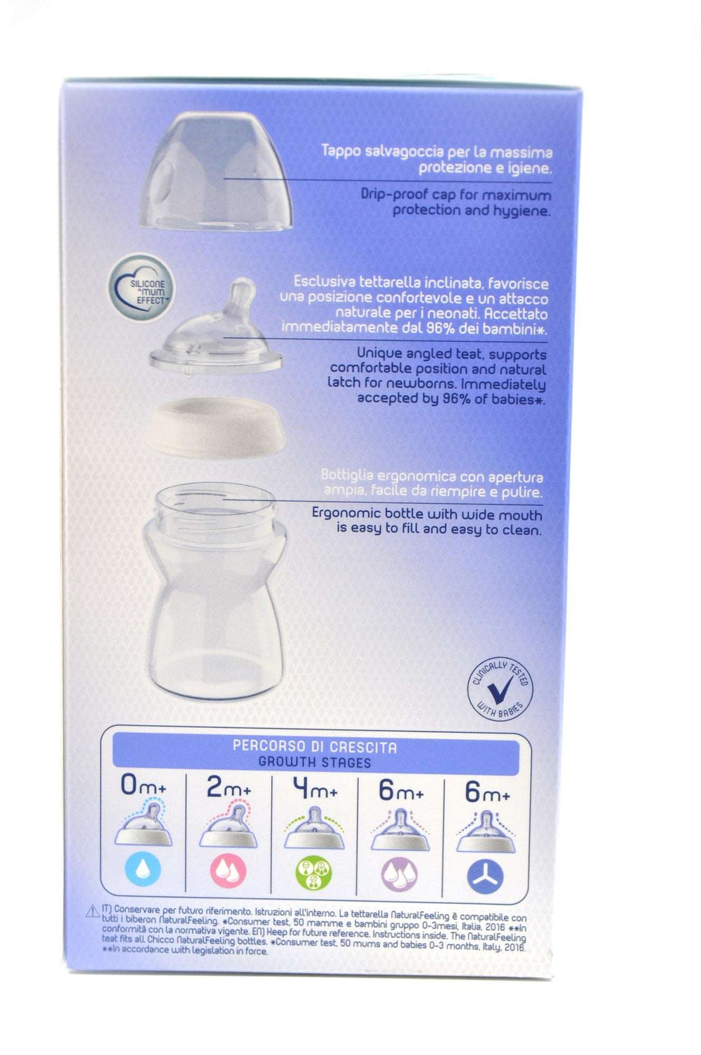 Chicco Natural Feeling Bottle 2+ Months 250 ml