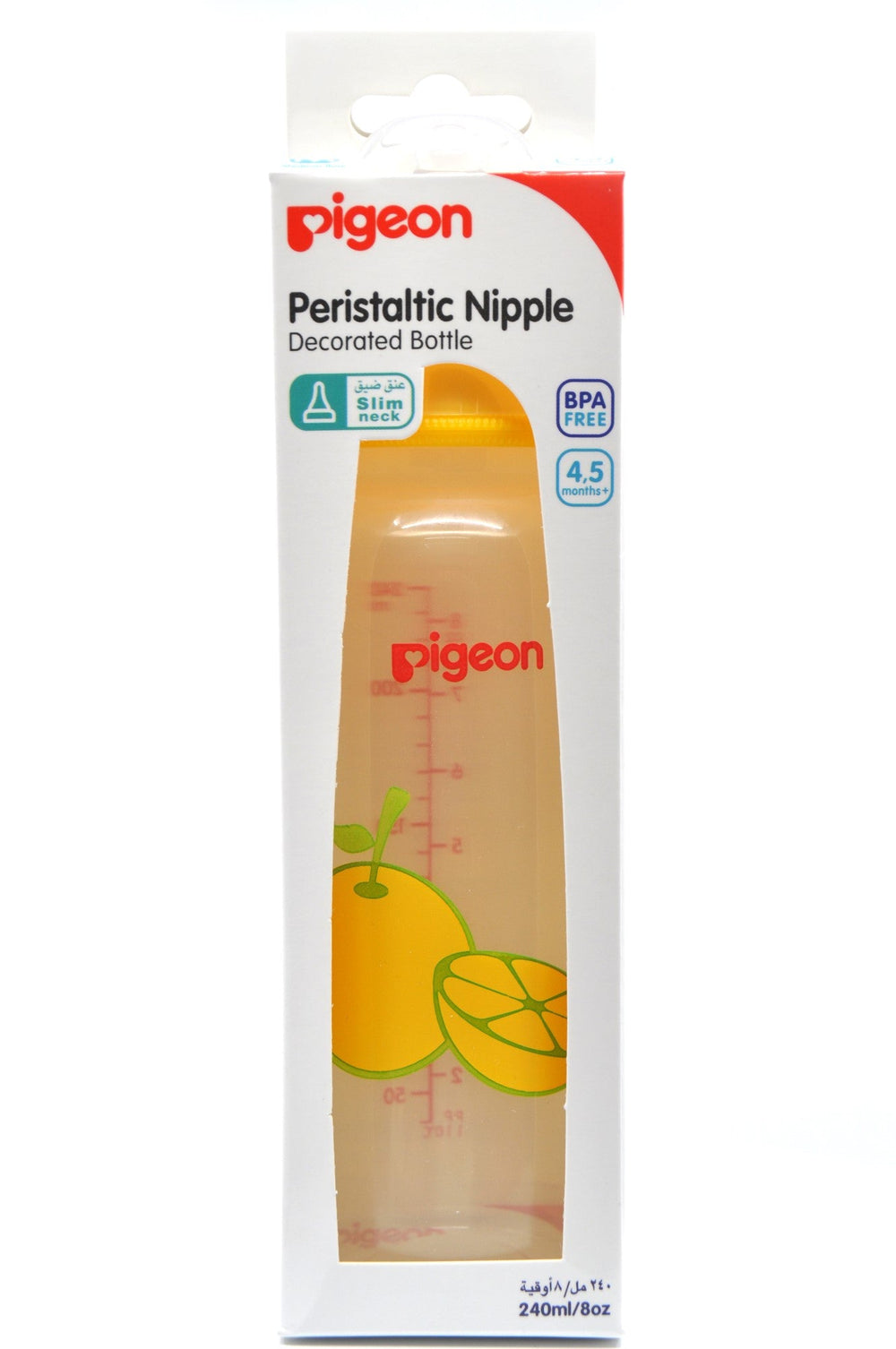 Pigeon Peristaltic Nipple Decorated Bottle