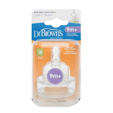 Dr. Brown's Natural Flow Level 4 Wide Neck  Silicone Nipple (9m+)