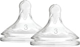 Dr. Brown's Level 3 Wide-Neck Nipple 2-Pack for Babies 6M+