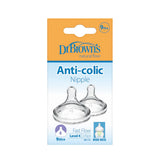 Dr. Brown's Natural Flow Level 4 Wide Neck  Silicone Nipple (9m+)