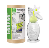 Haakaa 150ml Silicone Breast Pump & Flower Stopper Set