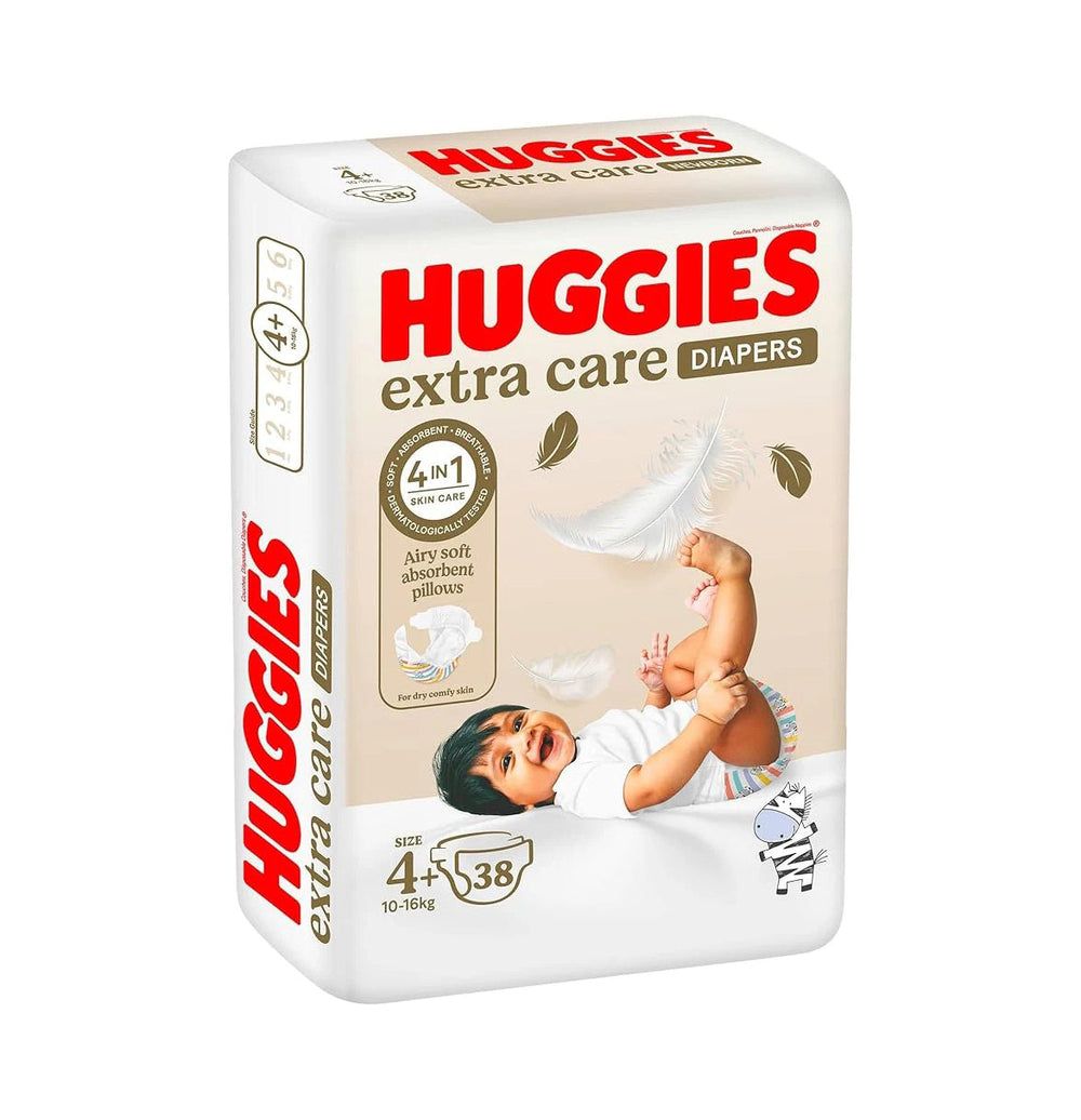 Huggies Diaper Extra Care 4+ Value Pack (38's)