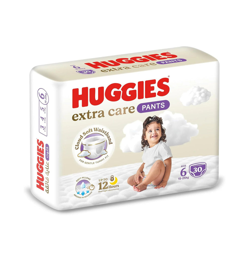 Huggies Extra Care Pants Size 6 (30's)