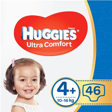 Huggies Diaper 4+ Jumbo Pack (46's) Main Image