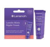 Lansinoh Lanolin Nipple Cream Travel Size 3 x 7ml