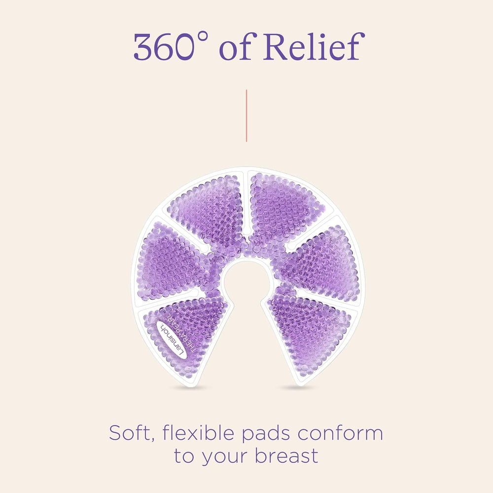 Lansinoh Therapy Packs with Soft Covers, Hot and Cold Breast Pads - 2pk