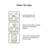 MOON Disposable Baby Bibs – Flowers (24 x 35 cm, Pack of 24)
