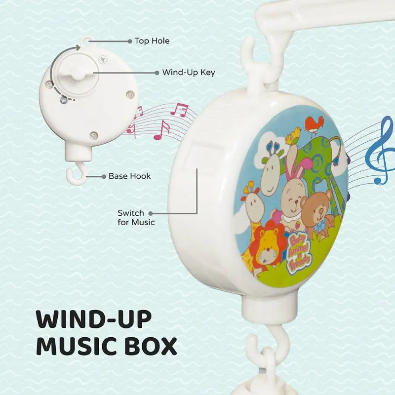 MOON Jungle Friends Musical Mobile – Cot Hanging Toy